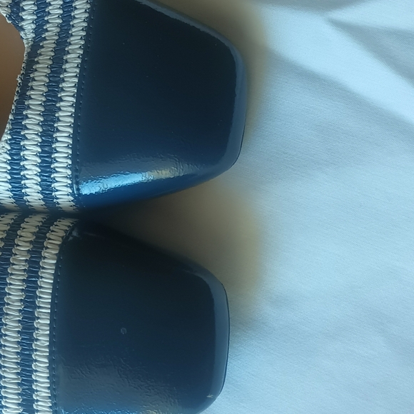 Vionic Petaluma Navy Sling Back Shoes Size 8 - Picture 6 of 8